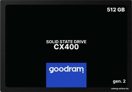 GOODRAM CX400 gen.2 512GB SSDPR-CX400-512-G2 - фото 1 - id-p10518088