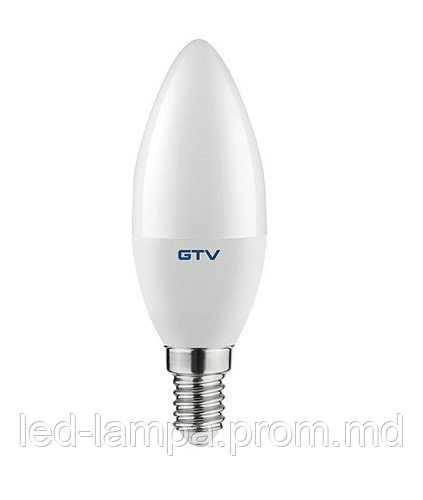 Светодиодная LED лампа GTV, 8W, E14, 4000К нейтральное свечение - фото 1 - id-p10518380