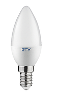 Светодиодная LED лампа GTV, 3W, E14, 4000К нейтральное свечение