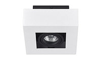 Светильник/корпус master LED, IP20, потолочный, накладной, алюминиевый, белый матовый + чёрный, Nemo, 1xGU10.