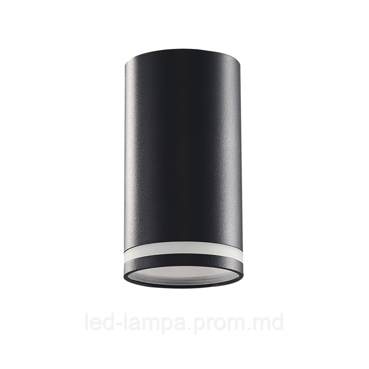 Светильник/корпус master LED, IP20, потолочный, накладной, алюминиевый, чёрный матовый, Ring, 1xGU10 - фото 1 - id-p10519159