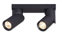 Потолочный светильник/корпус, master LED, накладной, поворотный, круглый, алюминий, 2хGU10, Rita