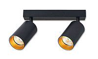 Потолочный светильник/корпус, master LED, накладной, поворотный, круглый, алюминий, 2хGU10, LED Eris