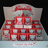 Свечи ко Дню Святого Валентина мишка Тедди 7*6*3 см