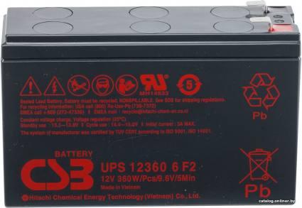CSB Battery UPS123606 F2 (12В/7.5 А·ч) - фото 1 - id-p10448089