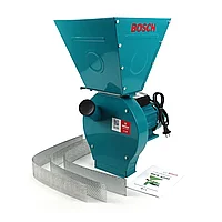 Зернодробилка Bosch BFS 4200 (4.2 кВт, 300 кг/ч). Кормоизмельчитель для зерна и початков кукурузы