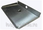 Лопата снеговая 3-х бортная оцинкованная с планкой S=0,8 мм 500х375 D-40 (упак. 10 шт.)