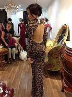 Платье Леопард