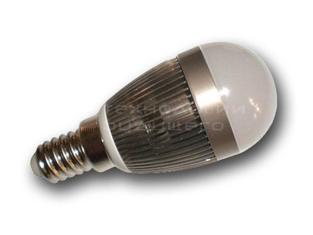 Светодиодная лампа LED-E14 1 PLT 3W 220V BULB, 3 Вт-220 Lm. - фото 1 - id-p85468