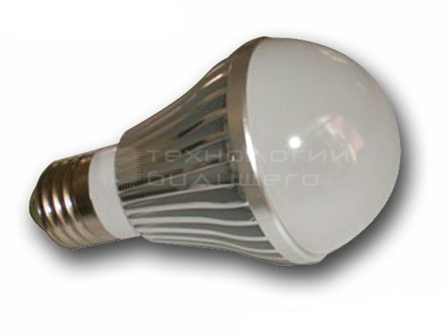Светодиодная лампа LED-E27 5 PLT 5W 220V BULB, 5 Вт-500 Lm. - фото 1 - id-p85470
