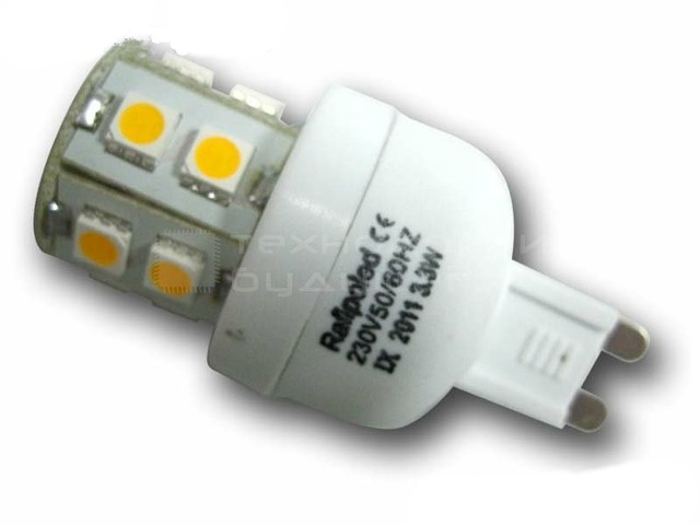 Светодиодная лампа LED-G9 15 SLT5050 3W 220V TOWER - 3.3 Вт. - фото 1 - id-p85478