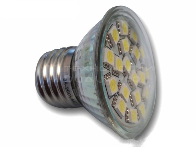 Светодиодная лампа LED-E27 19 SLT5050 3W 220V SPOT, 3 Вт - 266-285 Lm. - фото 1 - id-p85480