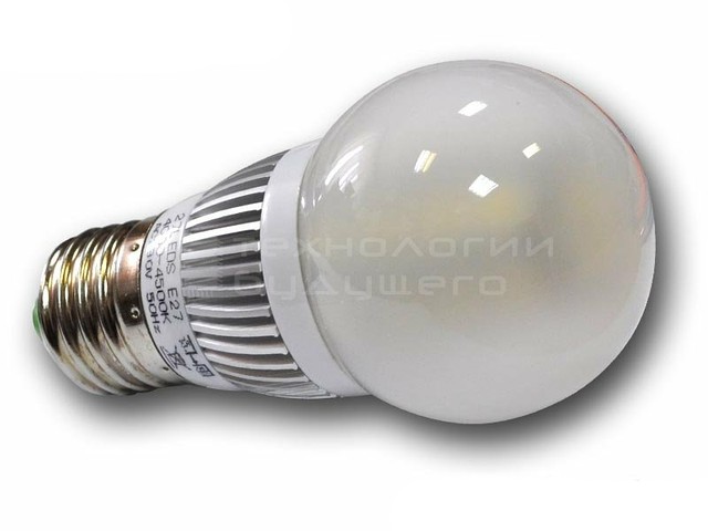 Светодиодная лампа LED-E27 27 SLT5050 2.8W 220V BULB-2,8 Вт, 270-300Lm. - фото 1 - id-p85484