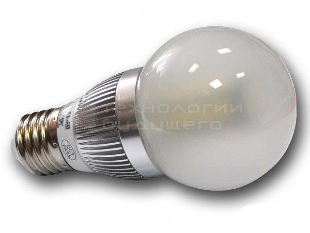 Светодиодная лампа LED-E27 33 SLT5050 5W 220V BULB - 5 Вт, 450-480 Lm. - фото 1 - id-p85485