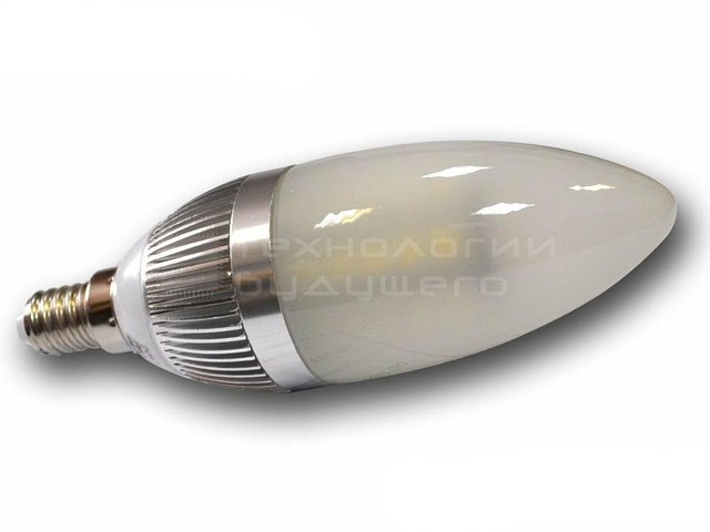 Светодиодная лампа LED-E14 33 SLT5050 5W 220V CANDLE - 5 Вт, 450-480 Lm. - фото 1 - id-p85487