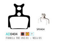 Колодки дисковые ASHIMA AD0404-SM-S w/spring