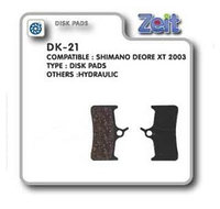 Колодки дисковые Zeit DK-21