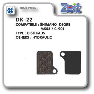 Колодки дисковые Zeit DK-22 - фото 1 - id-p1820674