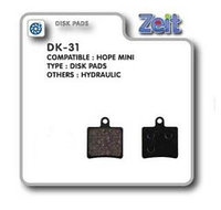 Колодки дисковые Zeit DK-31