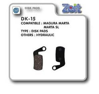 Колодки дисковые Zeit DK-15