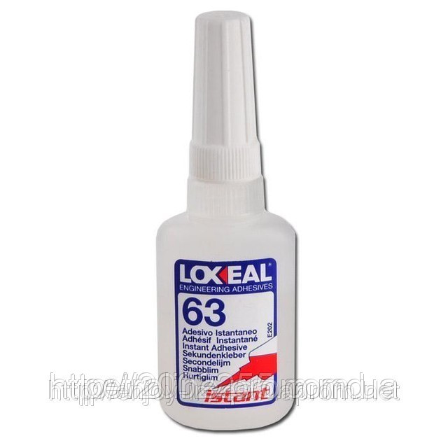 Моментальный клей LOXEAL ISTANT-63, для разных материалов, без запаха, 20 мл - фото 1 - id-p1915479