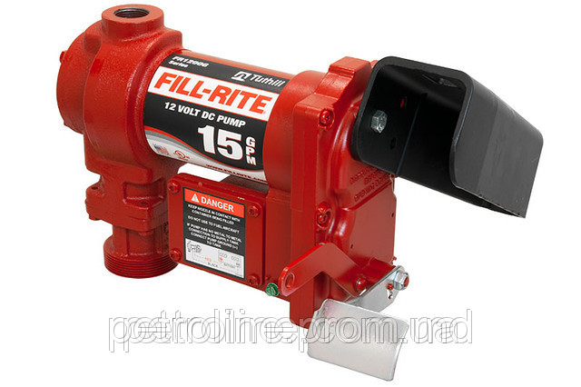 Насос для перекачки бензина и дизельного топлива из бочки Fill-Rite FR 1205GE , 12B, 57 л/мин - фото 1 - id-p1915710