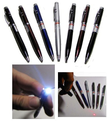 Ручка 3 в 1 - лазер, фонарик, ручка - фото 1 - id-p1938916