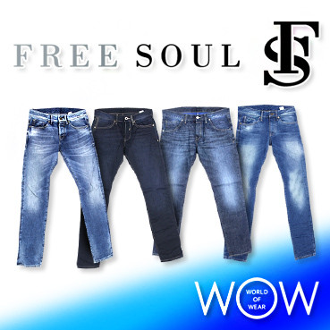 Мужские джинсы FREE SOUL оптом! - фото 1 - id-p1978587