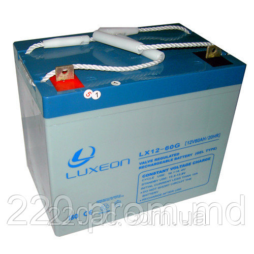 Аккумуляторная батарея гелевая "Luxeon" LX 12-60G (60Ah) - фото 1 - id-p1978715