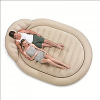 Надувная кровать с флоком «BestWay» 67397