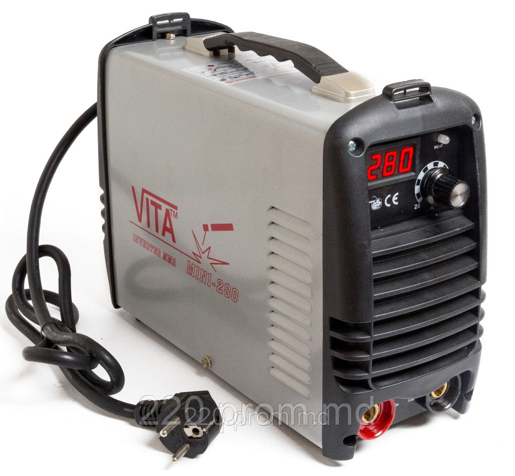 Сварочный инвертор ММА-280 mini VITA в металлическом кейсе - фото 1 - id-p1979074