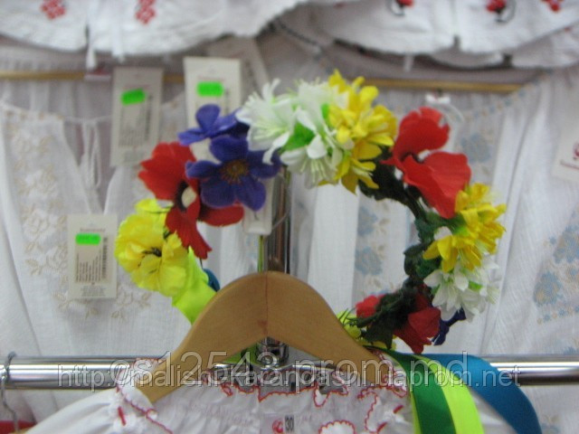 Укринский веночек, украинские венки купить, веночек на голову в украинском стиле - фото 1 - id-p1996514