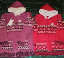 Кофта "Мех" для девочек, детские свитера, свитера для детей, детский свитер - фото 1 - id-p1996657