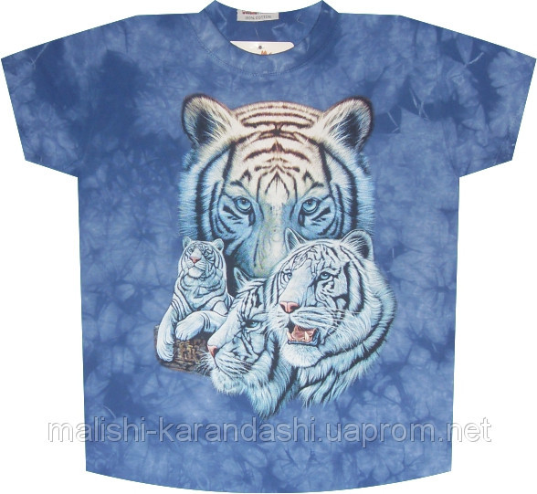 Детская 3д футболка Тигры, футболки оптом, детские футболки, прикольные футболки - фото 1 - id-p1996801
