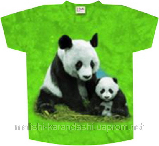 Детская 3д футболка Панда, футболки оптом, детские футболки, прикольные футболки - фото 1 - id-p1996802