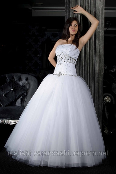 Свадебное платьев с кристаллами swarovski, платья свадебные, эксклюзивные платья - фото 1 - id-p1996824