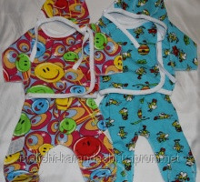 Комплект «Для роддома» (начес), одежда для новорожденных - фото 1 - id-p1996719