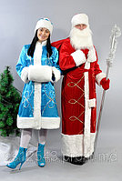 Костюм деда мороза и снегурочки, новогодние костюмы, костюмы для сказки, взрослые новогодние костюмы