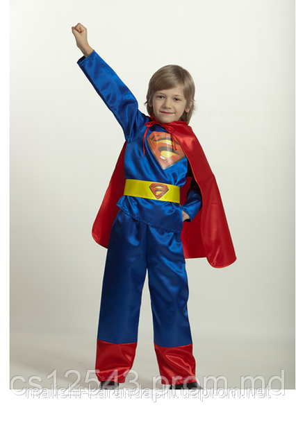 Костюм Супермен (текстиль), новогодние костюмы, костюмы для сказки, сказочные герои - фото 1 - id-p1996746