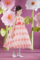 Детское платье с розовым кружевом, Нарядное детское платье, платье на выпускной, детские платья оптом