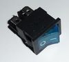 Выключатель с подсветкой 12V, 4 контакта, синий (ON-OFF) малый - фото 1 - id-p12156