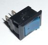 Выключатель KCD5-101, без подсветки 220V, синий (2ноги), 250V (ON-OFF) супер малый