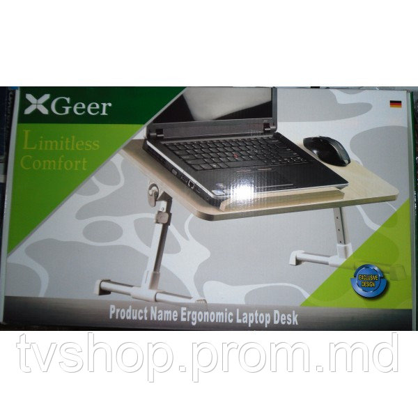 Раскладной стол для ноутбука с охлаждением XGeer Limitless Comfort - фото 1 - id-p2058863