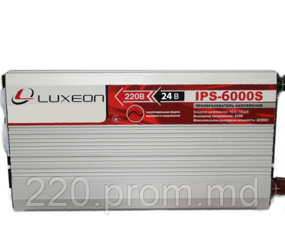 Инвертор синусоидный 24/220 Luxeon IPS-6000S - фото 1 - id-p2059033