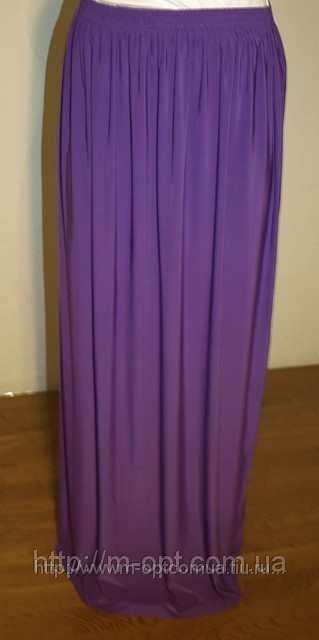 Юбка в пол фиолетовая - фото 1 - id-p114635