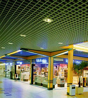 Металлический подвесной потолок Griliato (Грильято) для коммерческих центров