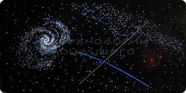 Галактика с одноцветным фоном - фото 1 - id-p13143