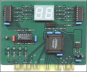 BM9221 Устройство для ремонта и тестирования компьютеров POST Card PCI - фото 1 - id-p13428