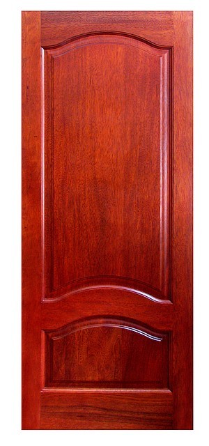 Дверь из массива красного дерева P302 глухая - фото 1 - id-p1859