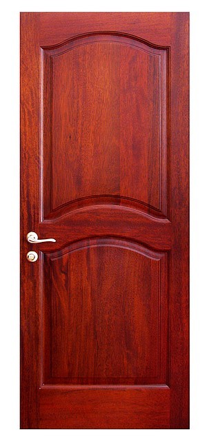 Дверь из массива красного дерева P302С глухая - фото 1 - id-p1861